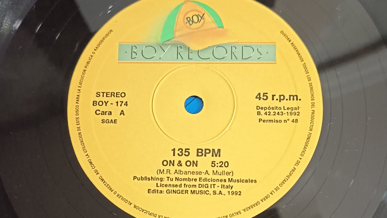 135 BPM - On & On - (1992)