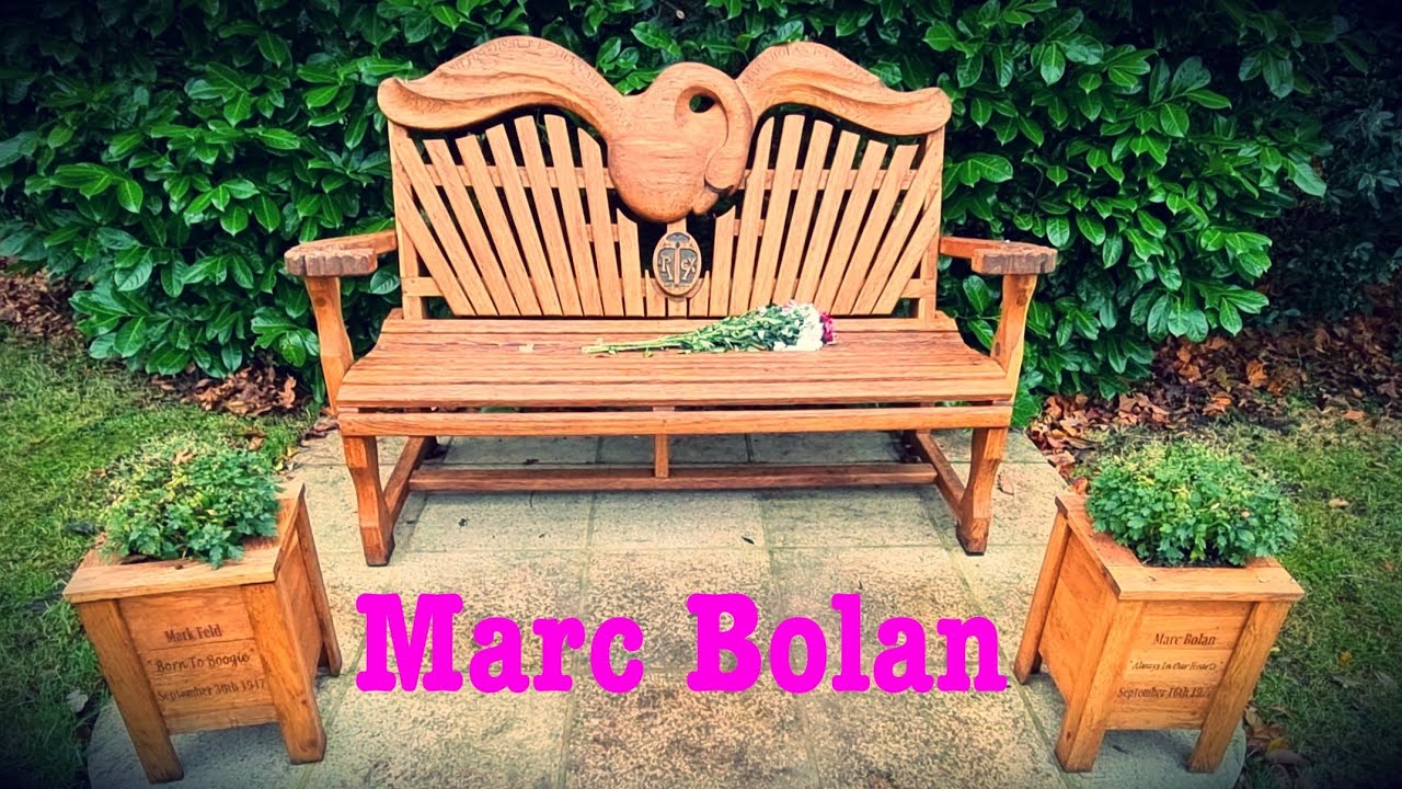 Marc Bolan Final resting place and the memorial plaques after.