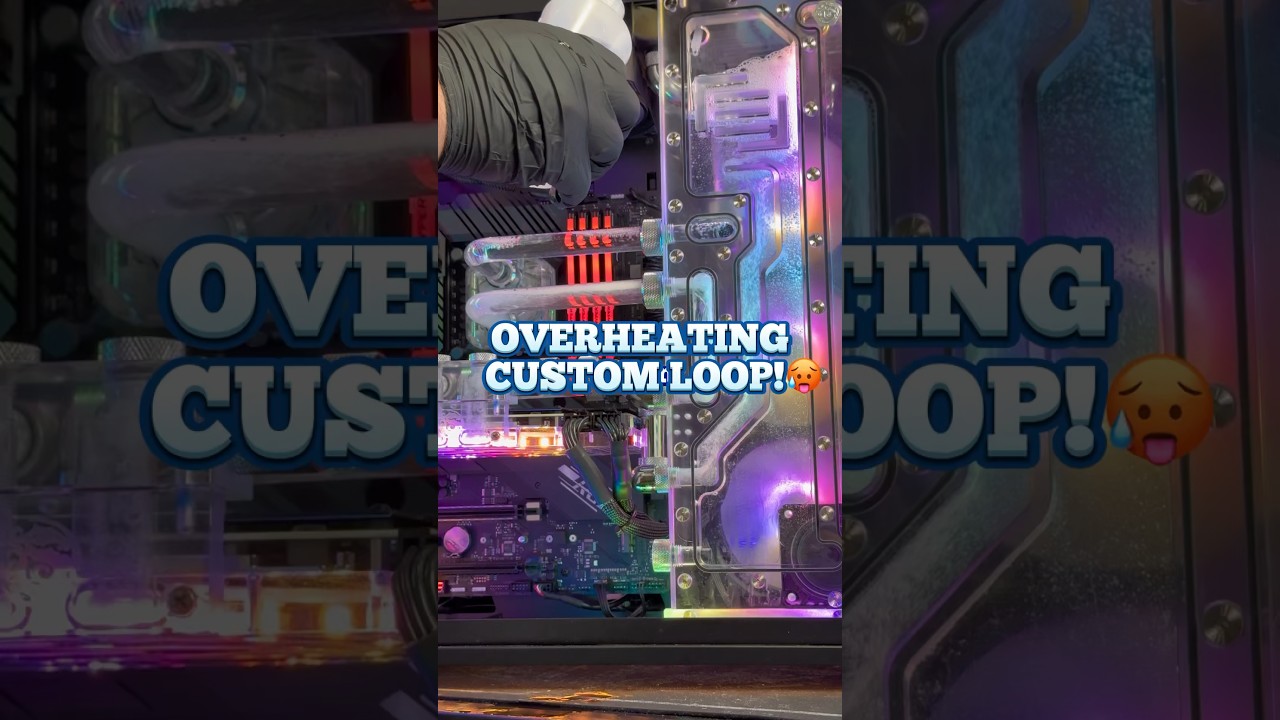 THIS custom loop hit 100&deg;C! 🥵