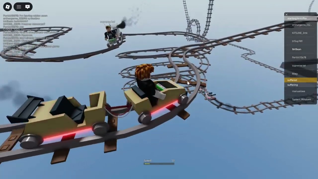 Roblox Cart ride around nothing (part 1)