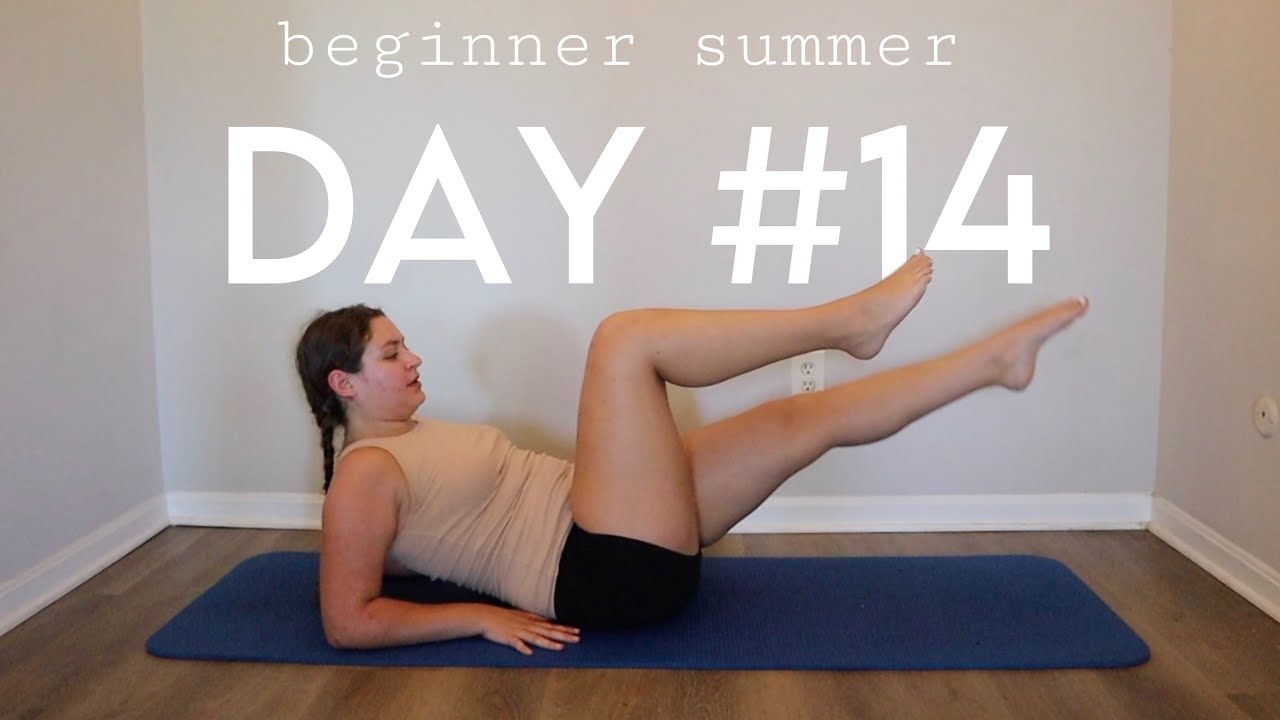 Day #14 Beginner Summer 30 Day Workout Challenge - Abs/Core 10 Mins At Home No Equipment