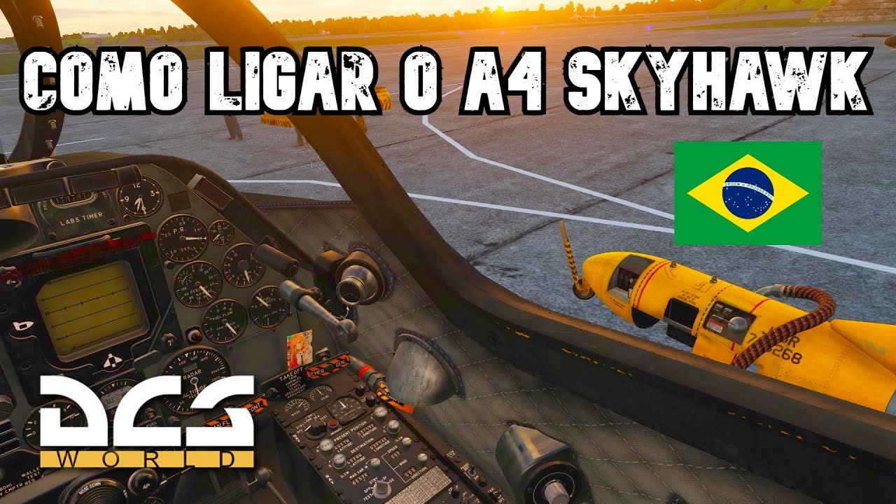 DCS TUTORIAL: Explicação completa como ligar o A4 Skyhawk