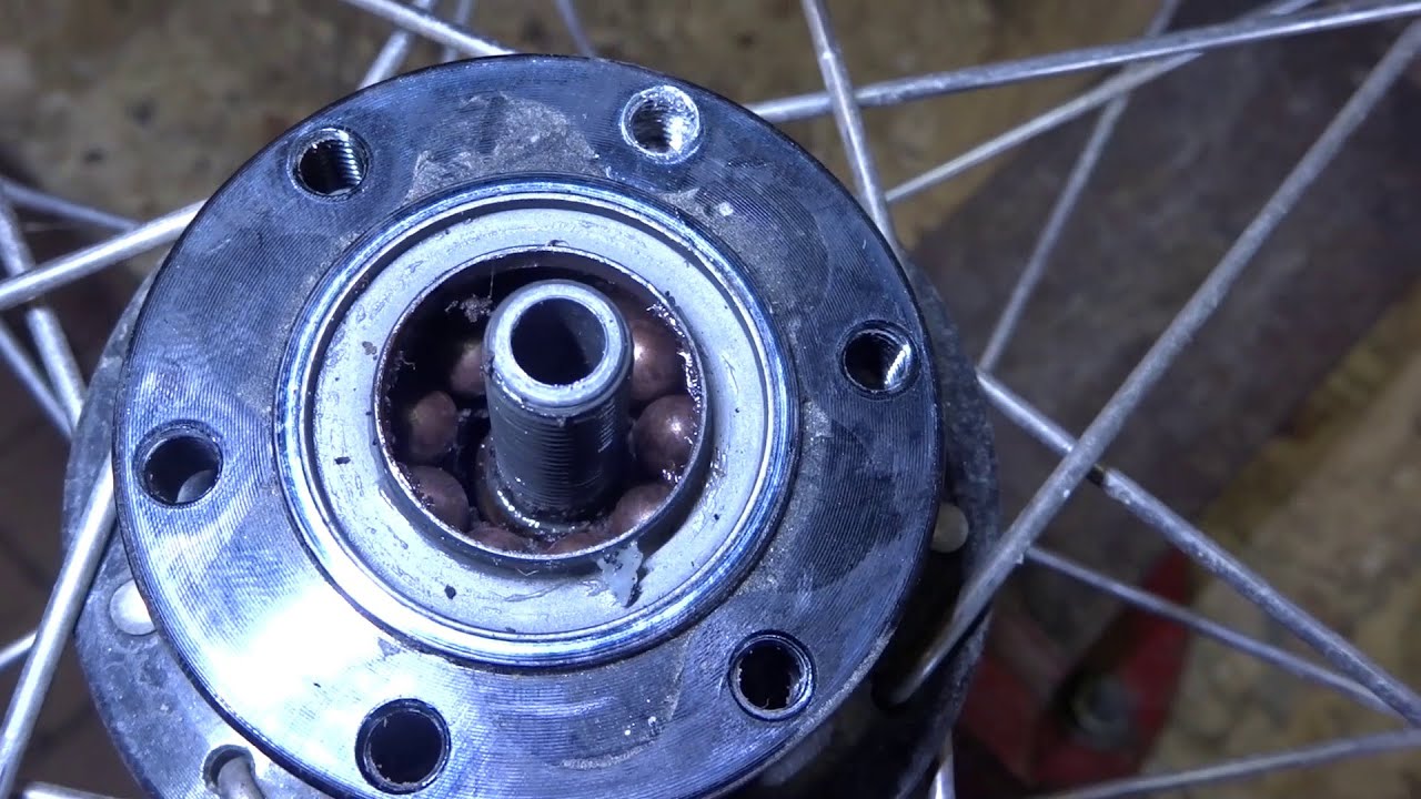 Réfection roulement roue vélo
