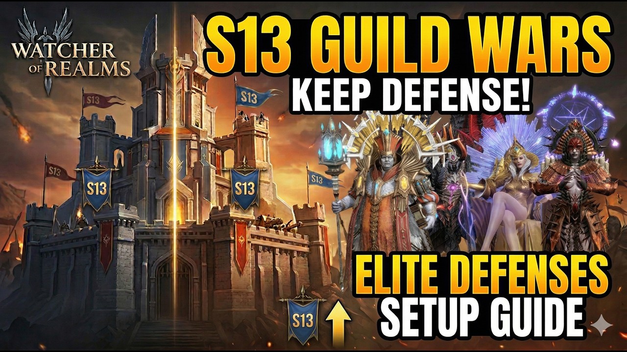 Season 13 Guild vs Guild Keep Defensive Setups