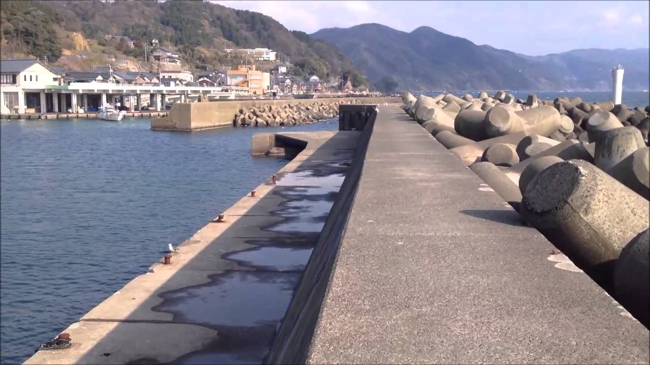 福井県　越前釣り場　甲楽城漁港（かぶらぎぎょこう）