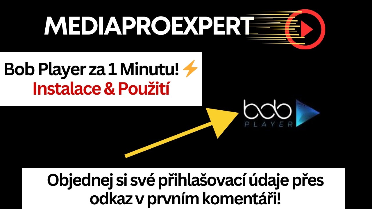 Bob Player instalace na Smart TV &ndash; Jen 1 minuta! (2026)