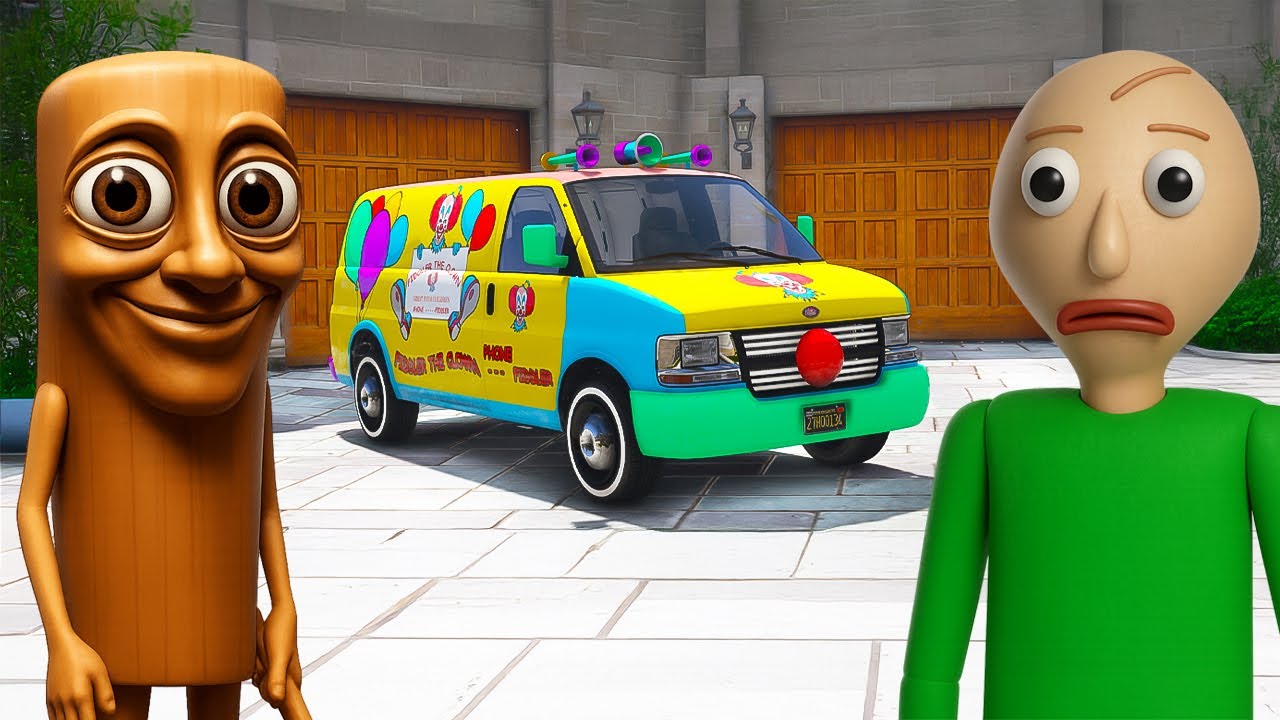 Tung Tung Sahur Joker’in Arabasını Kaçırdı! 🚗 Baldi Şaşırdı! GTA 5