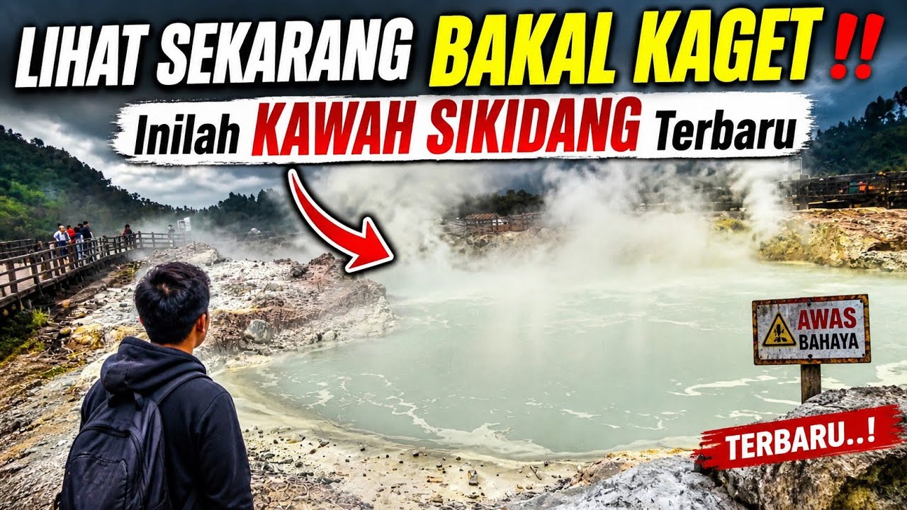 INDONESIA VIBES KOREA || KAWAH SIKIDANG DIENG, KAWAH AKTIF PALING POPULER DI DATARAN TINGGI DIENG