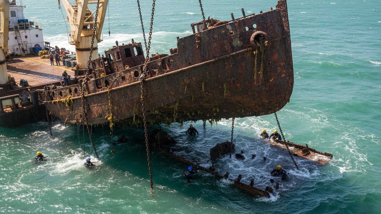 RESTORATION: Finding and Rebuilding a Sunken Ship from the Ocean Floor | Deep Sea Giants