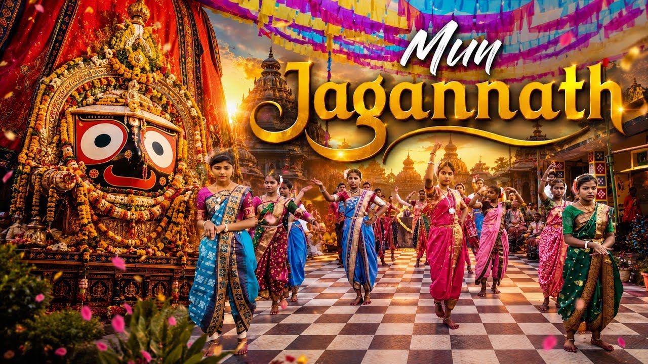 Mun Jagannath|Odia Bhajan |Jagannath Devotional Song /Annual Function-2025-26//govt ughs Jhinkipada 