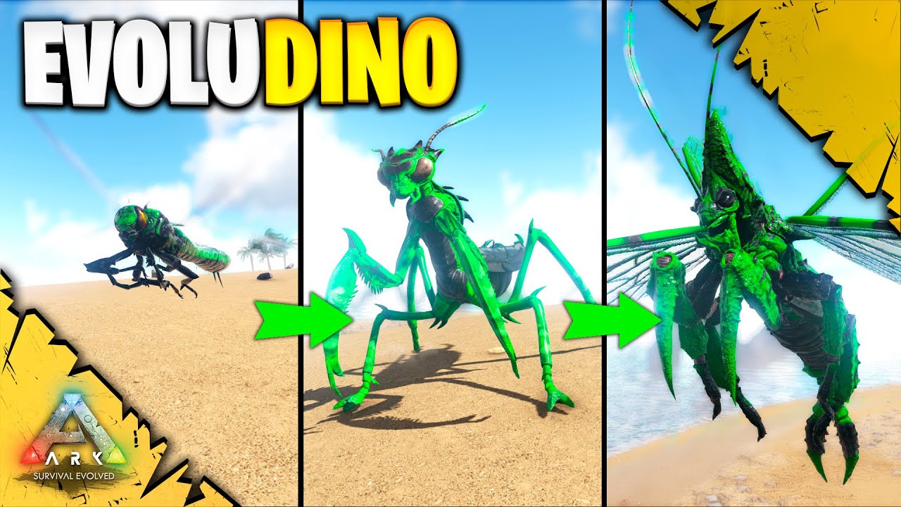 A EVOLU&Ccedil;&Atilde;O DA RHYNIOGNATHA | ARK SURVIVAL EVOLVED | EVOLUDINO