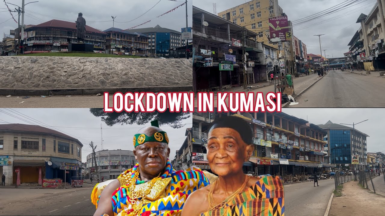 Eeeiiii😳 Kumasi on Total Lockdown! No Shops Open as Asanteman Mourns Asantehemaa
