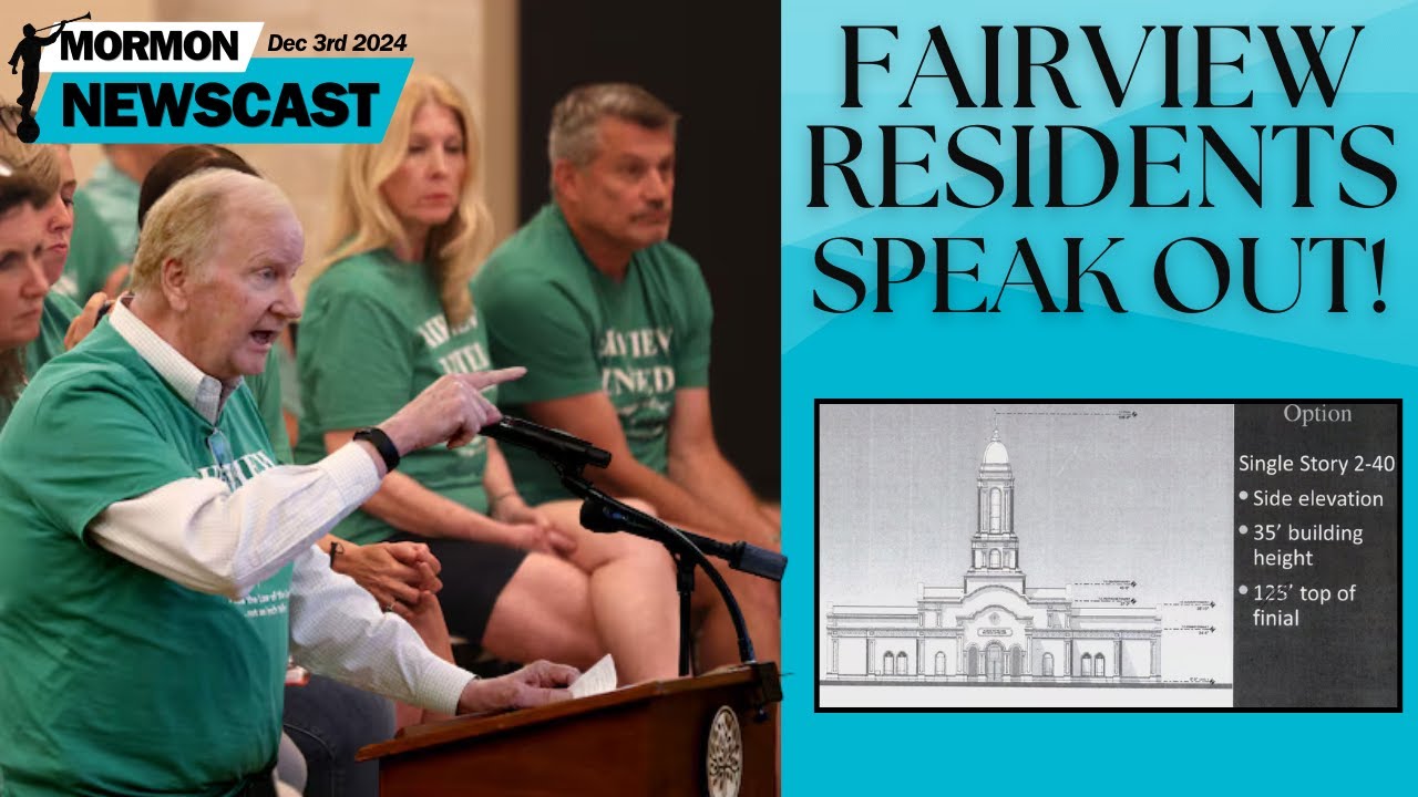 Fairview Texas Public Meeting on LDS Temple [The Mormon Newscast Special Dec 3rd 2024]
