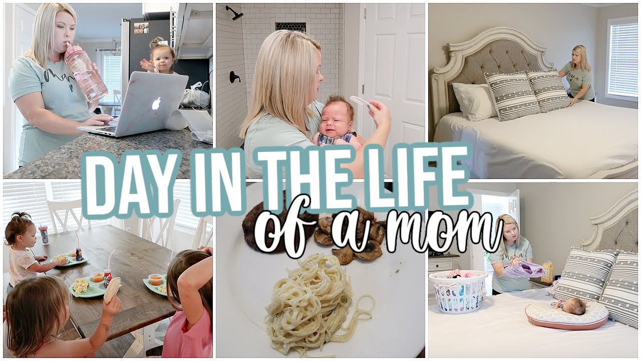 DAY IN THE LIFE OF A MOM | CLEANING, COOKING | DITL VLOG