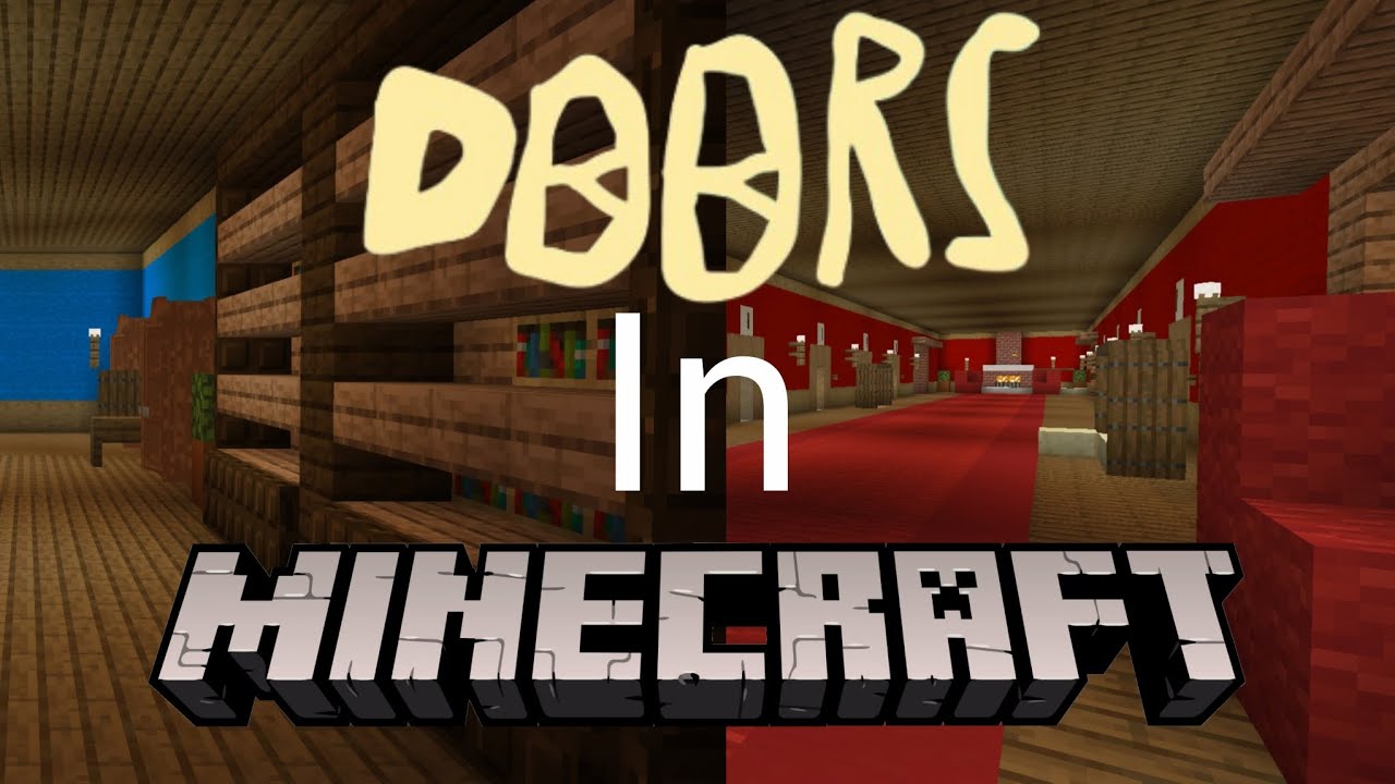 Roblox DOORS But Bad In Minecraft The Hotel Sneak peek (Deleted Map)