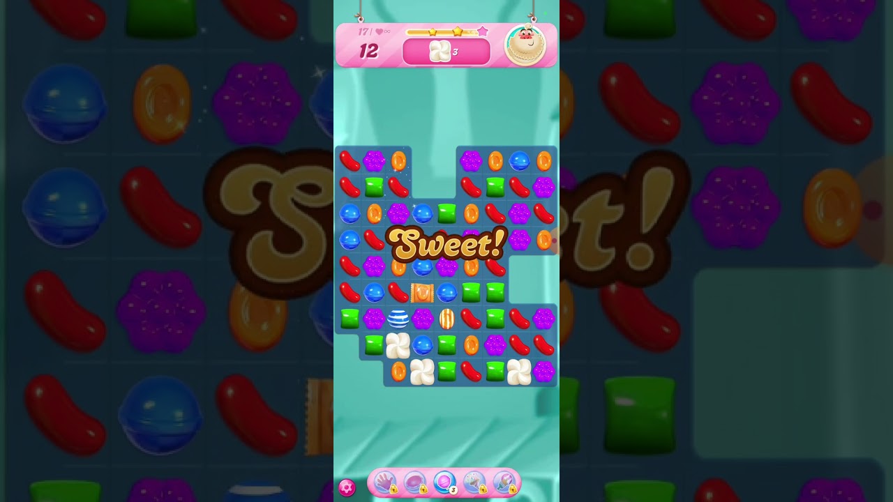 Candy Crush Saga level 17 #candycrushfriendssaga #candycrushlevels