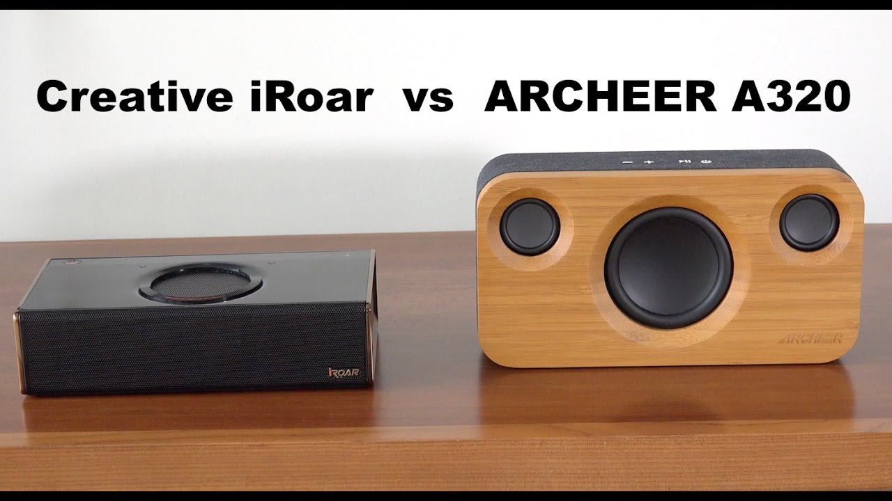 ARCHEER A320 vs Creative iRoar Bluetooth Speaker - Sound Test