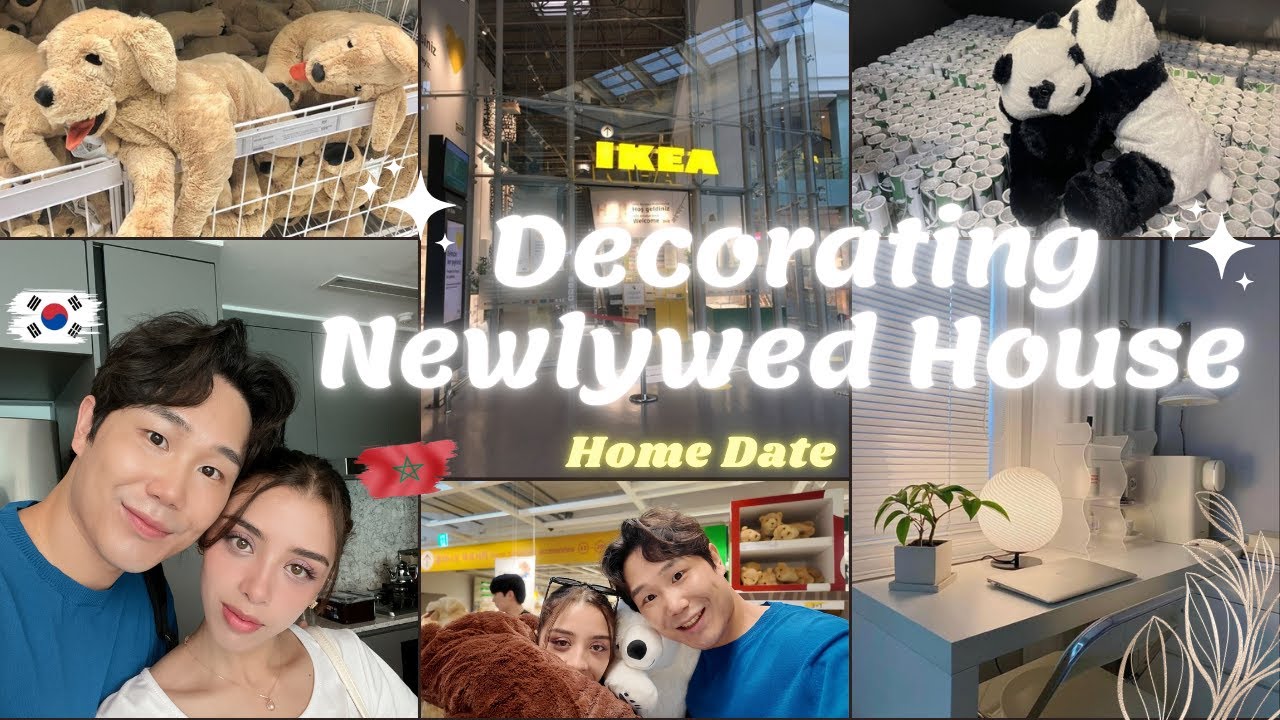 Decorating Our New House in Korea 🇰🇷🇲🇦 [Couple Vlog 💕]