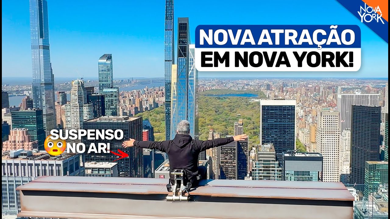 A NOVA ATRAÇÃO do observatório Top of the Rock em Nova York | The Beam