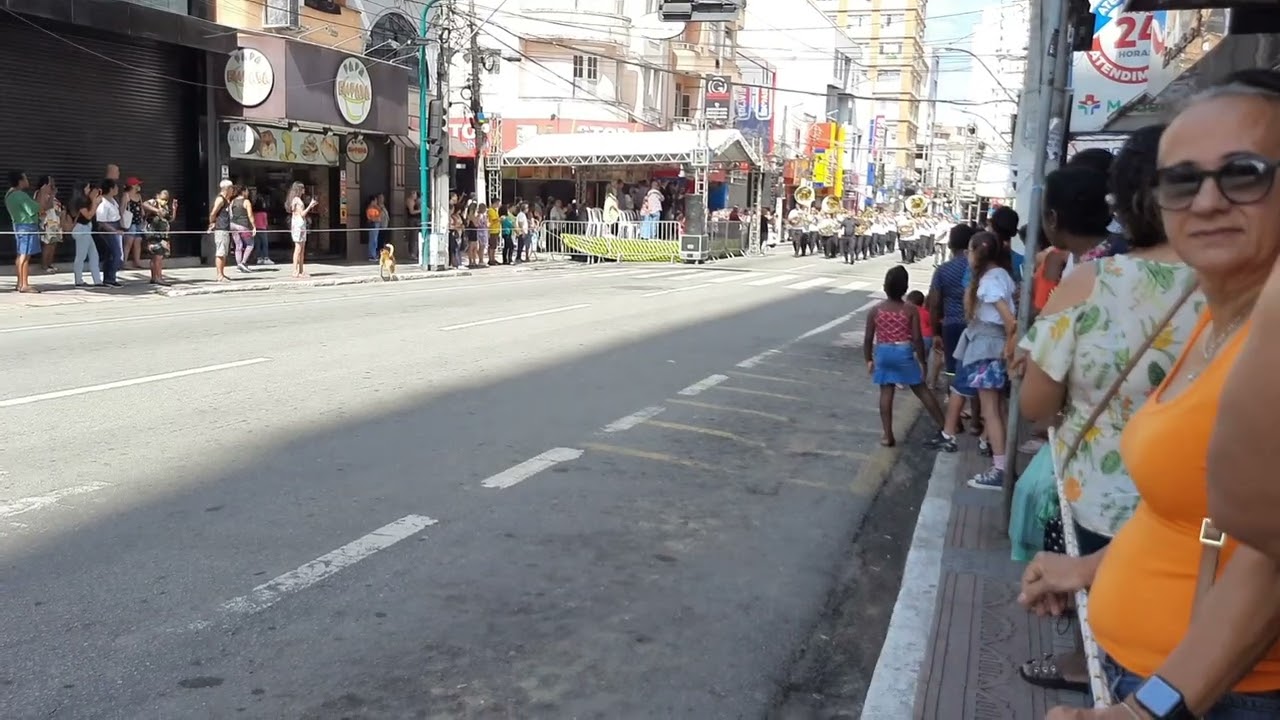 Banda Marcial de Barra Mansa no Desfile do dia 15 de novembro de 2022