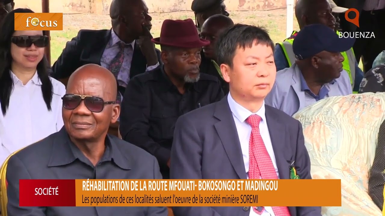 RÉHABILITATION DE LA ROUTE MFOUATI- BOKOSONGO ET MADINGOU PAR LA SOCIÉTÉ SOREMI.