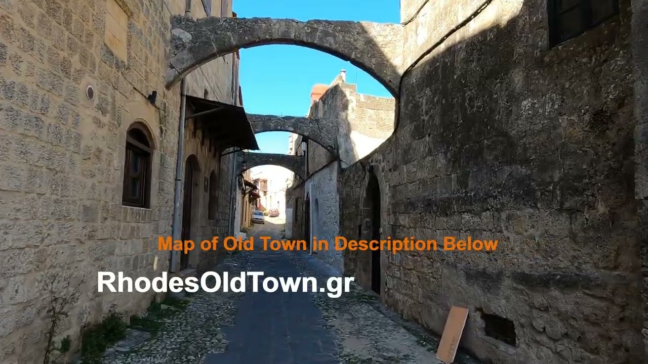 Ippodamou Street Rhodes Old Town