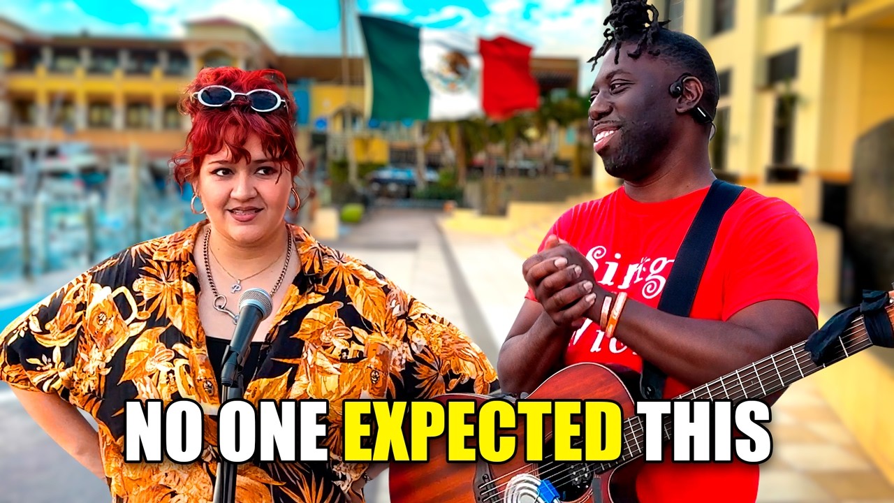 Nervous Mexican Woman is about to Sing like a Rockstar
