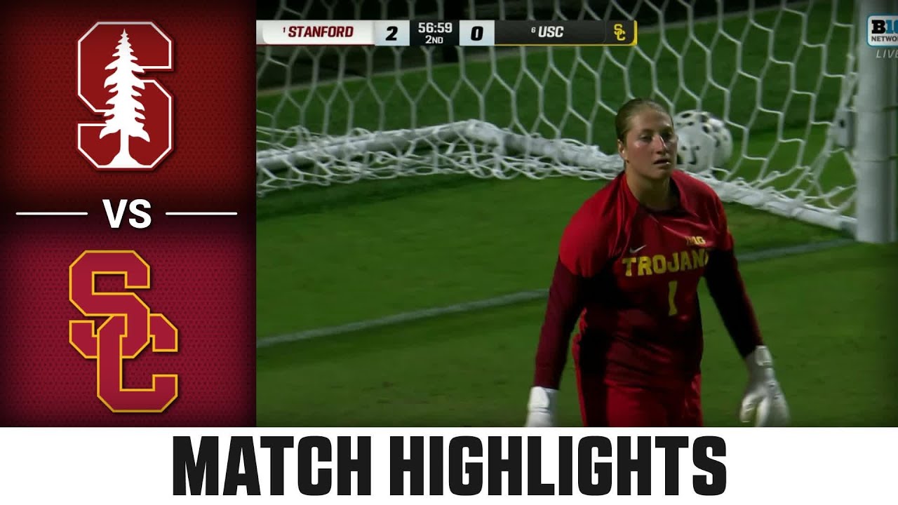 Stanford vs. USC Match Highlights | 2025 ACC Women's Soccer