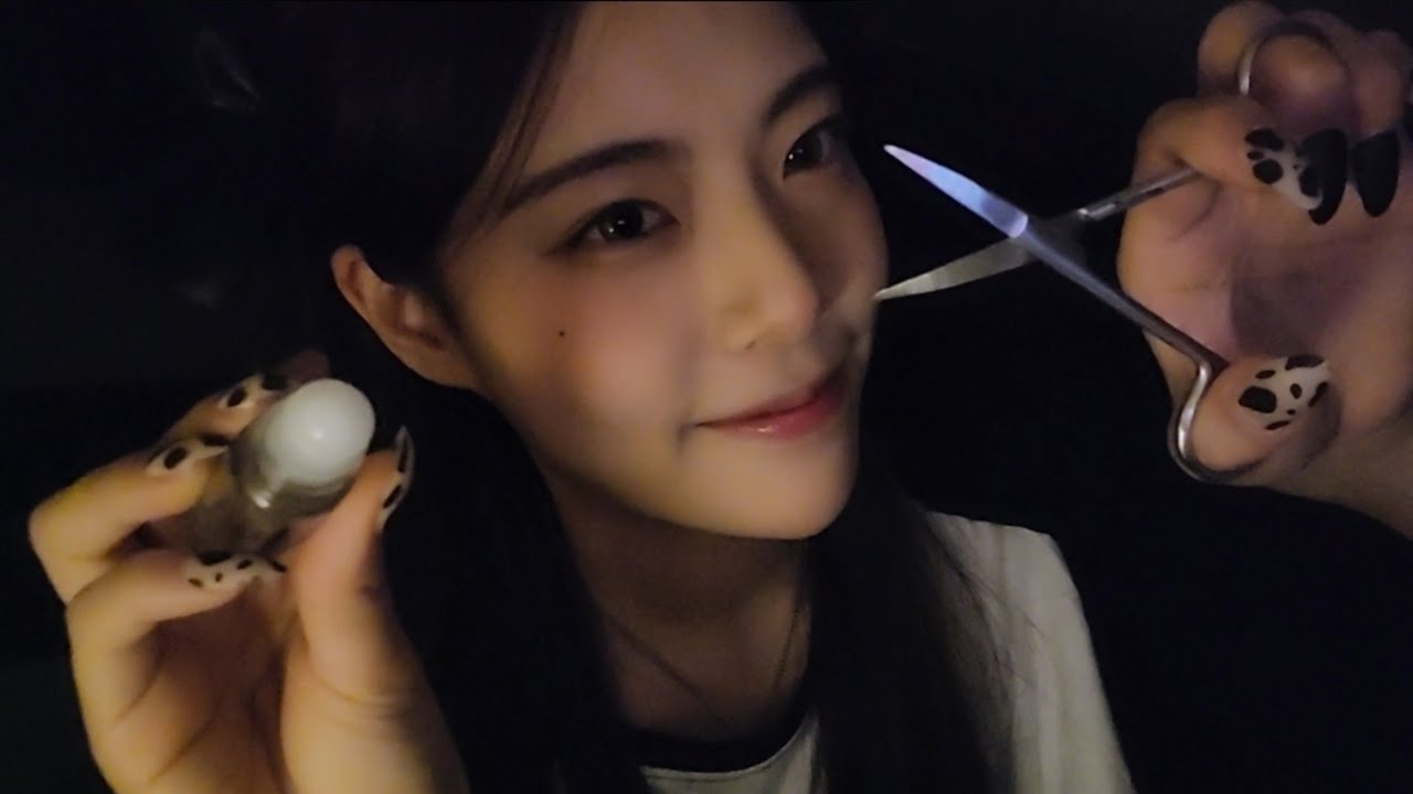 [ASMR]눈속의 불면증 바이러스 제거 샵 👾 Removing the virus in your eyes