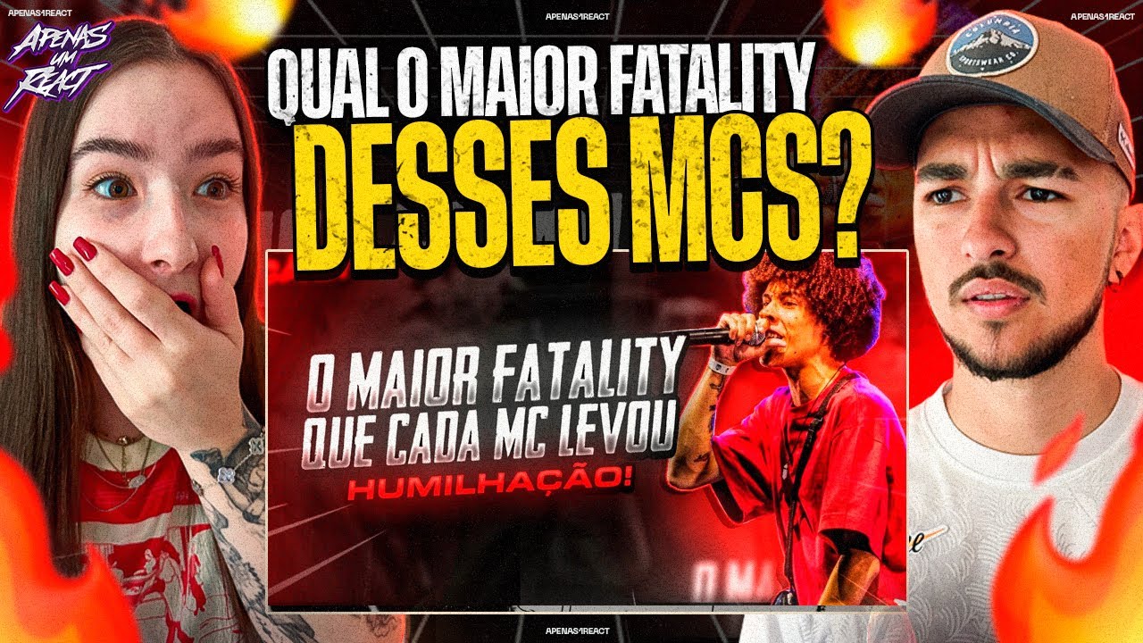 Apenas um react | O MAIOR FATALITY QUE CADA MC JA LEVOU! | Cultura de Rima