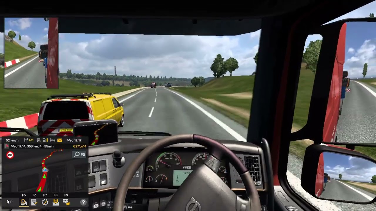What Happens If You Hit AND Overtake the Escort Vehicle in Euro Truck Simulator 2?