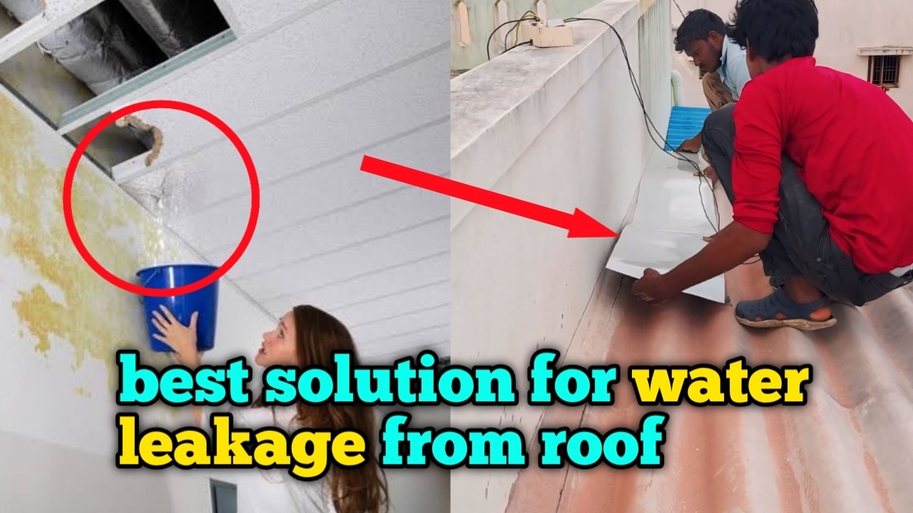 best solution for water leakage from roof || best solution for ceiling leakage || roof leaks #water
