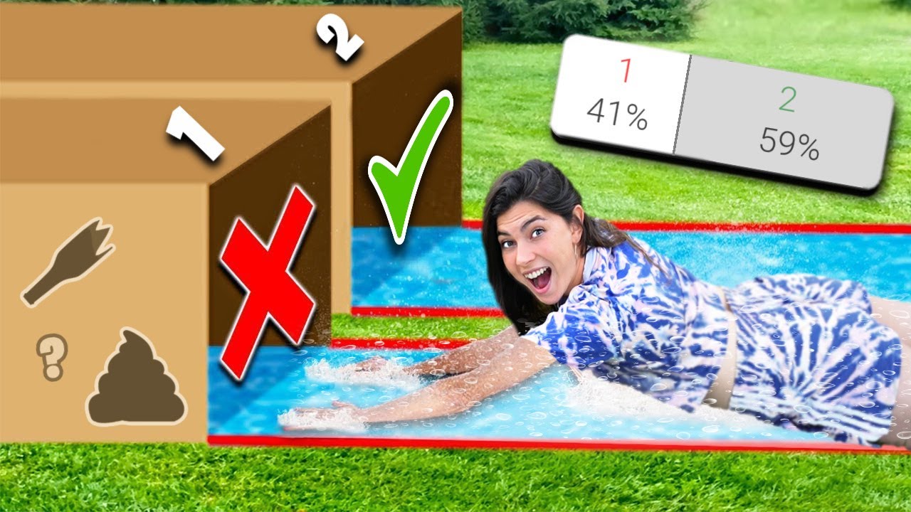 GLIJD NIET IN DE VERKEERDE MYSTERY BOX CHALLENGE! *DEEL 2* #318