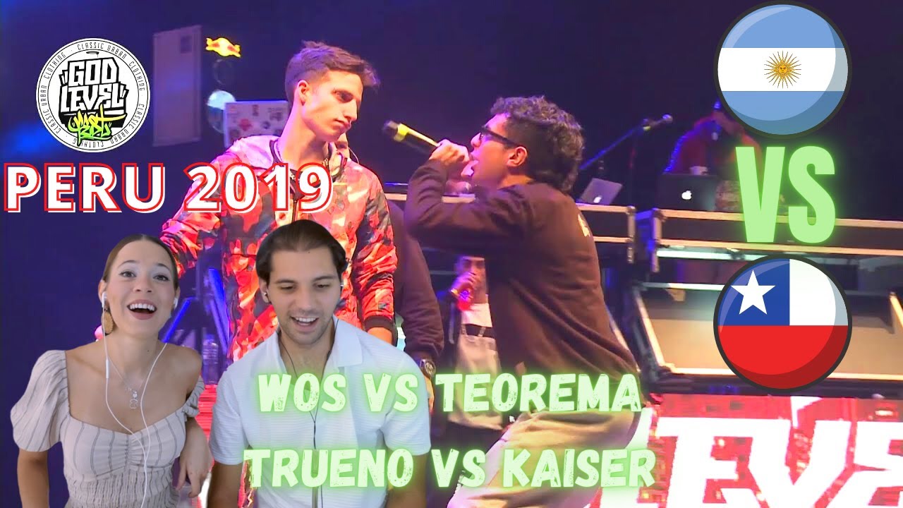 MATE-REACCIÓN A CHILE VS ARGENTINA *fuerte eh* ·GOD LEVEL PERU ´19· / Flor y Mati Reaccionan