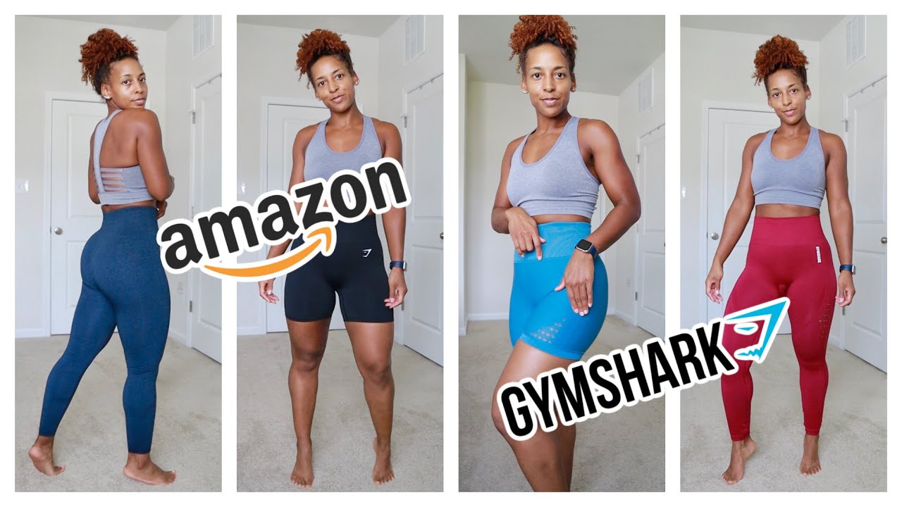 AMAZON WORKOUT CLOTHES | GYMSHARK DUPES!?!?