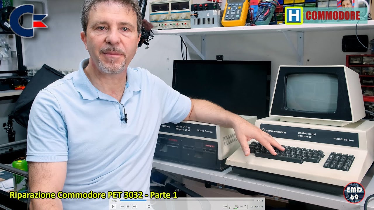 Riparazione Commodore PET 3032: Salviamo un Pezzo di Storia! Parte 1: Diagnosi e Primi Interventi