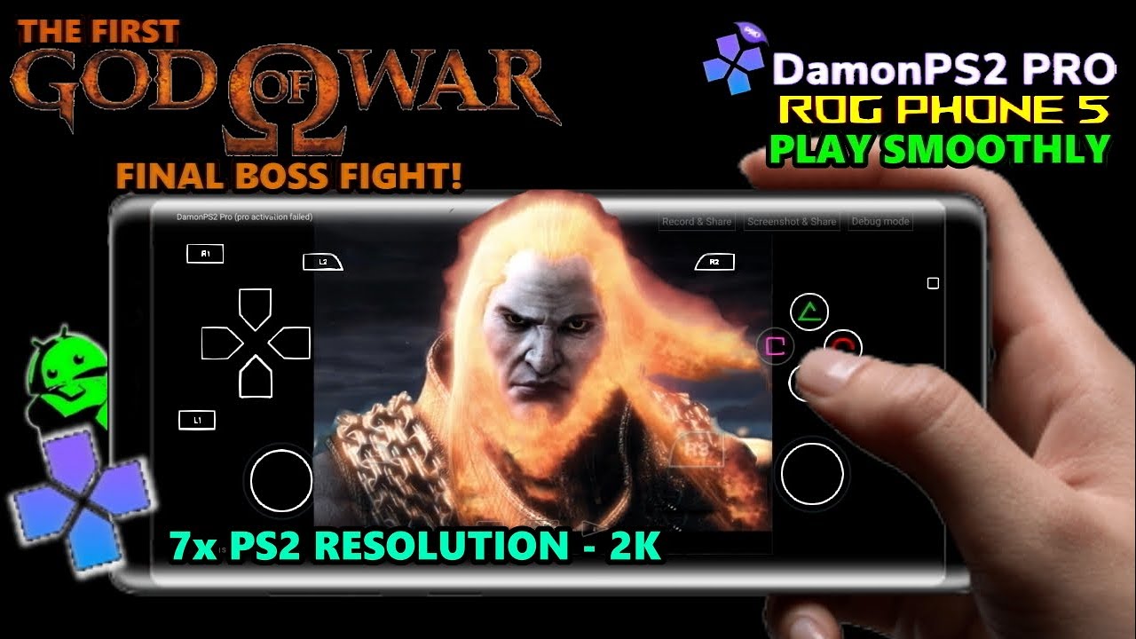 The First God of War - Final Boss Fight | DamonPS2 PRO 7x PS2 | PLAY SMOOTHLY | NO LAG 😍