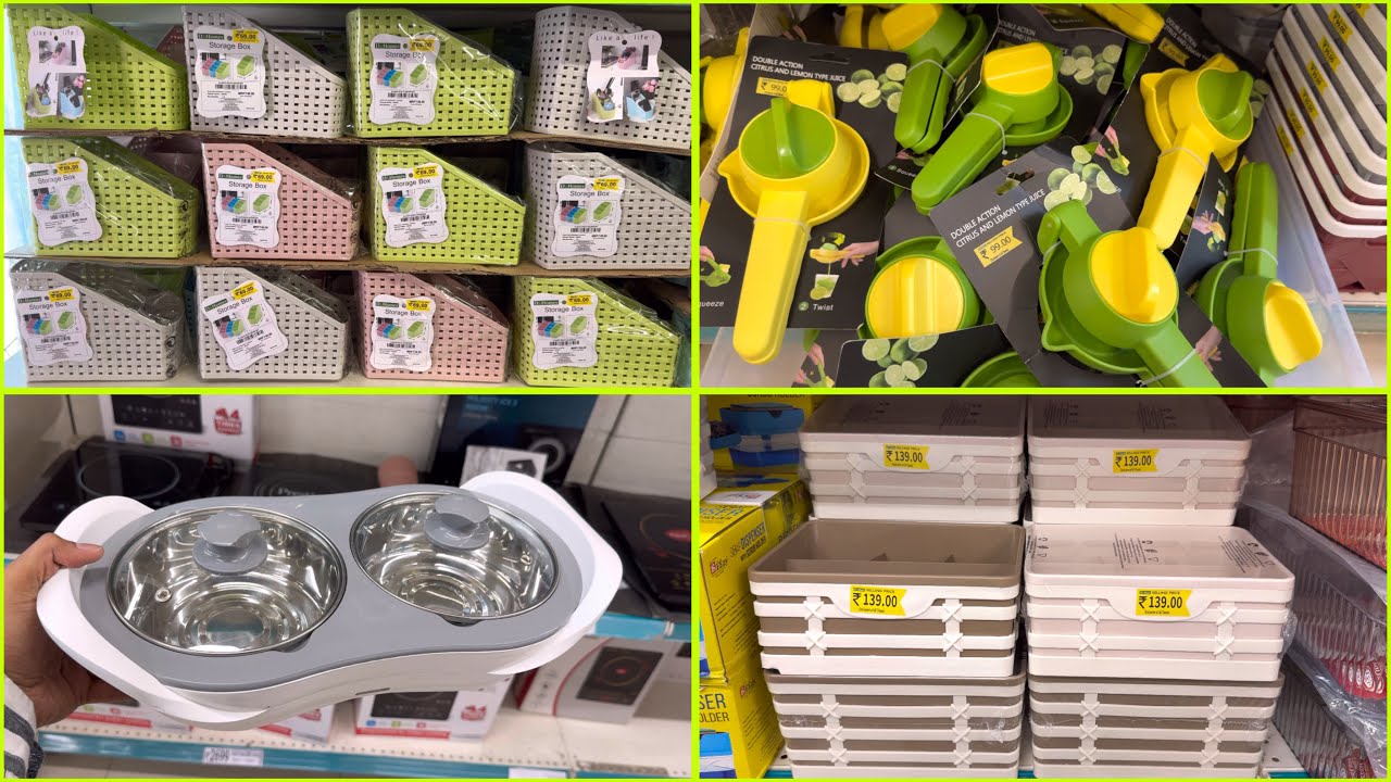 DMART Latest Useful Container,Spices Rack,Masala box kitchen,New Kitchen Gadgets Latest Kitchen Item