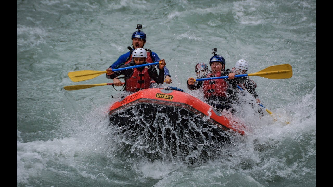 River Rafting on the Inn, Switzerland 2019
