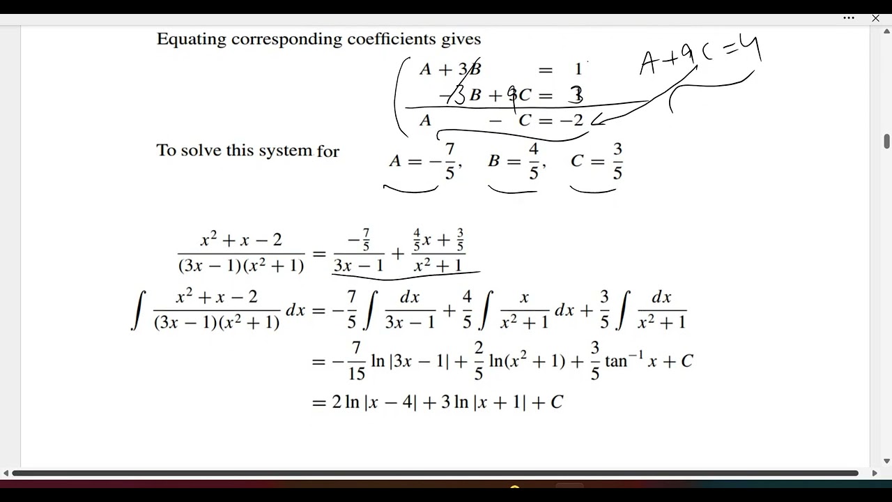 Calculus 1 Ex # 7.5 Q # 1-18 Integration Partial Fraction: Howard Anton