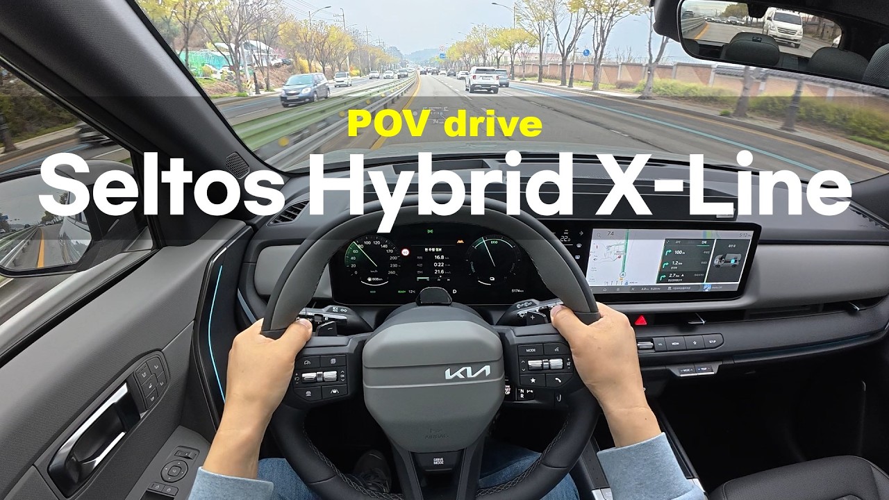 2026 KIA Seltos Hybrid X-Line POV drive