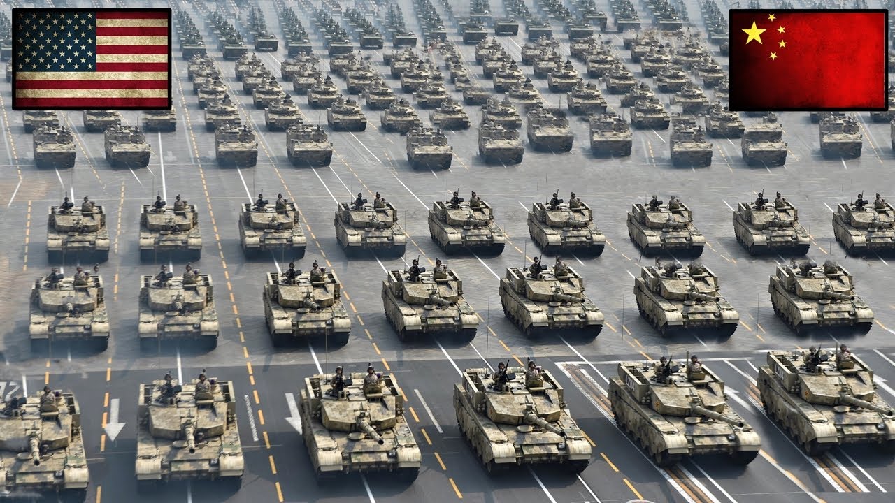 США против Китая Военное сравнение сверхдержав | Армия США против Китая | Вооруженные Силы 2022