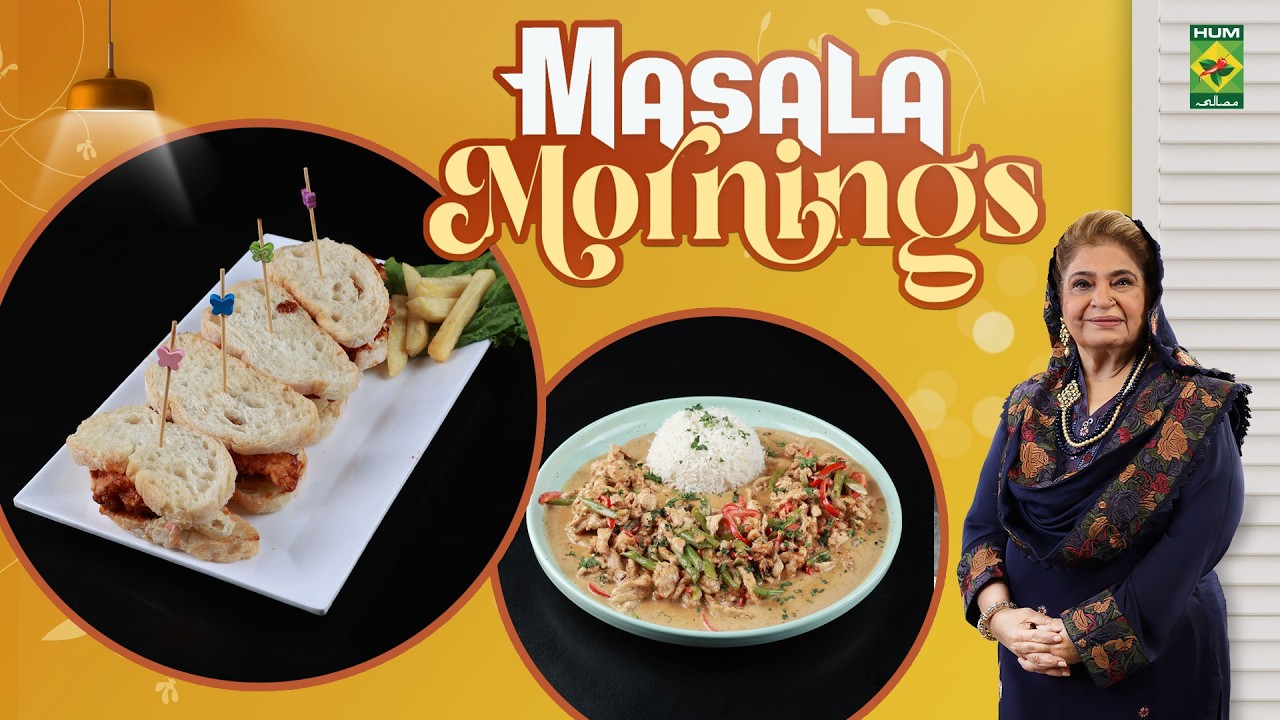 BULDAK CHICKEN SANDWICH & PENANG CURRY | Shireen Anwar | Masala Mornings | Masala TV