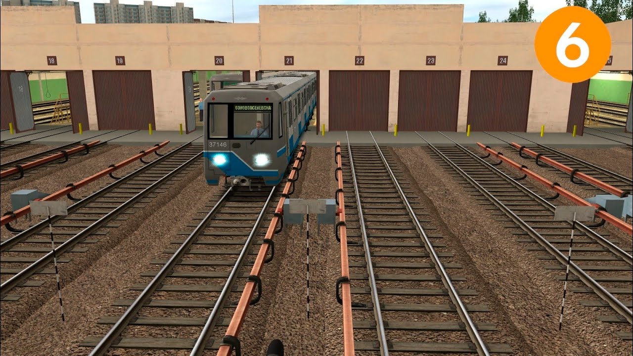 Trainz 12 - КРЛ - Выезд из ТЧ-10 и 2 путь