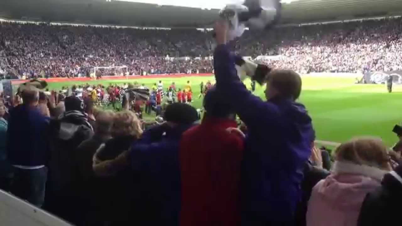 DCFC South Stand 'Wall of Sound' Since I was young... Derby v Brighton 11/05/2014