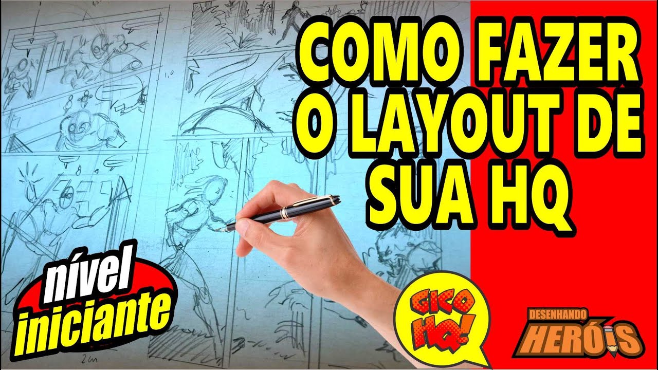 COMO FAZER QUADRINHOS: LAYOUT DA PÁGINA (nível iniciantes)