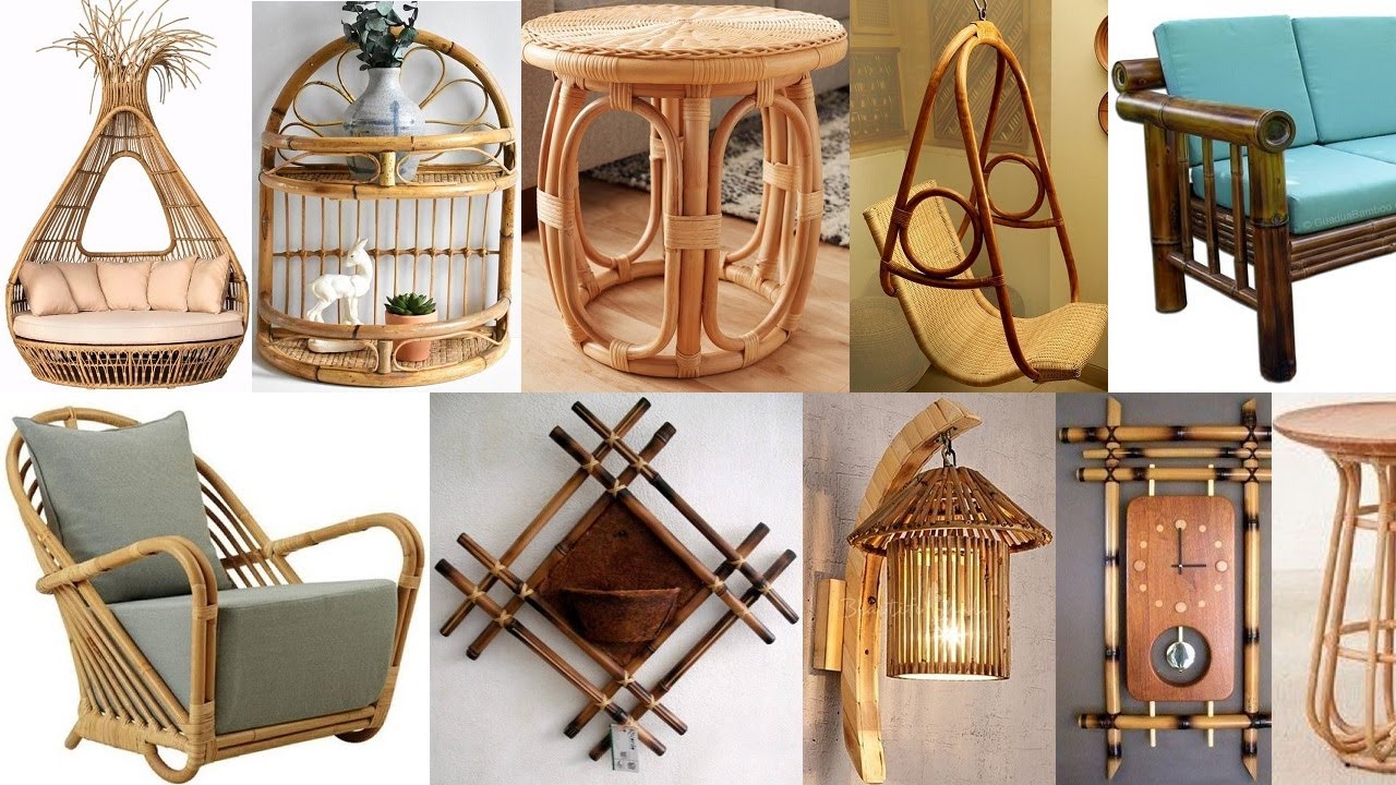 Creative and Stylish Bamboo Furniture and Decorative Pieces for Your Home and Patio