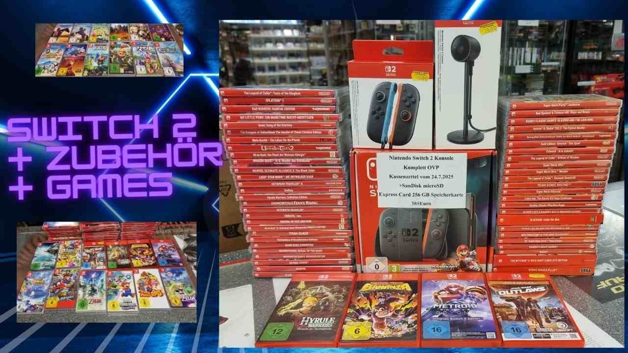 Switch 2 + Games + Zubehör