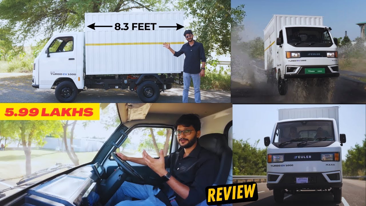 2025 Euler Turbo EV 1000 Hindi Drive Review | Price Range - EMI - Downpayment - Payload - EV Pickup