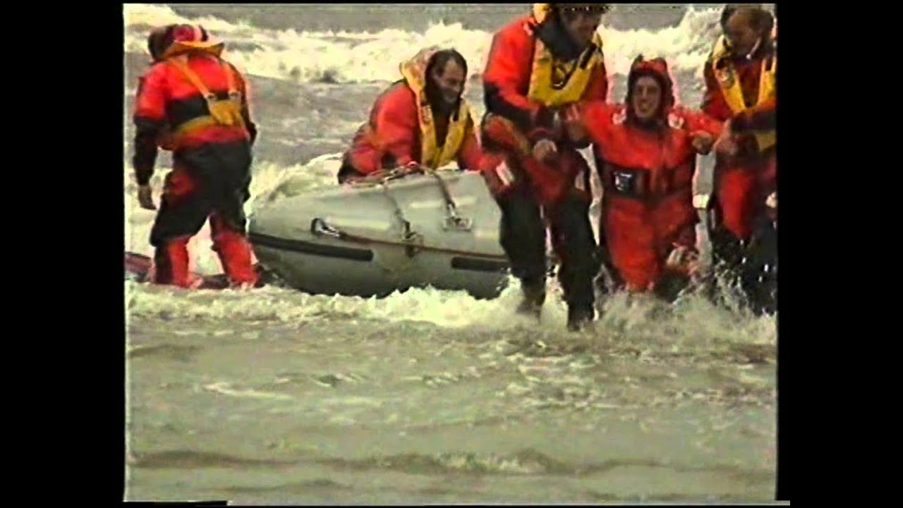 1986 KNRM in actie bij Ameland